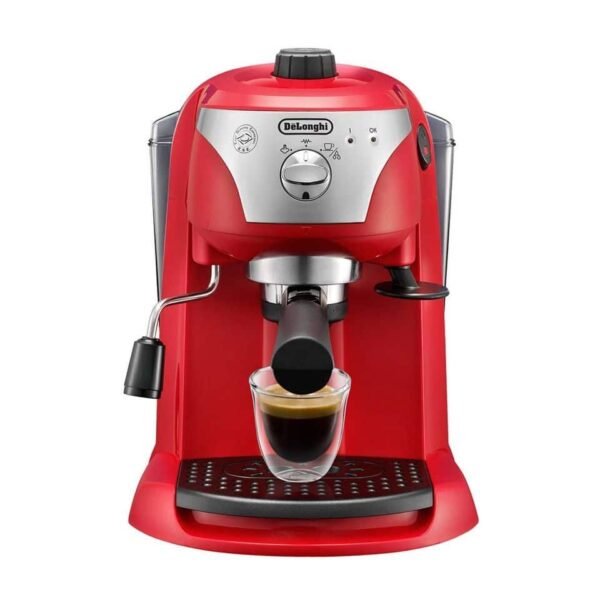 Delonghi Espresso and Coffee Machine 1100W Red - EC221.R
