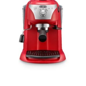Delonghi Espresso and Coffee Machine 1100W Red - EC221.R
