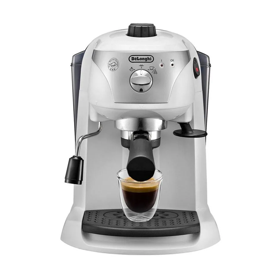DeLonghi Pump Espresso & Coffee Machine  1100W - EC221.W