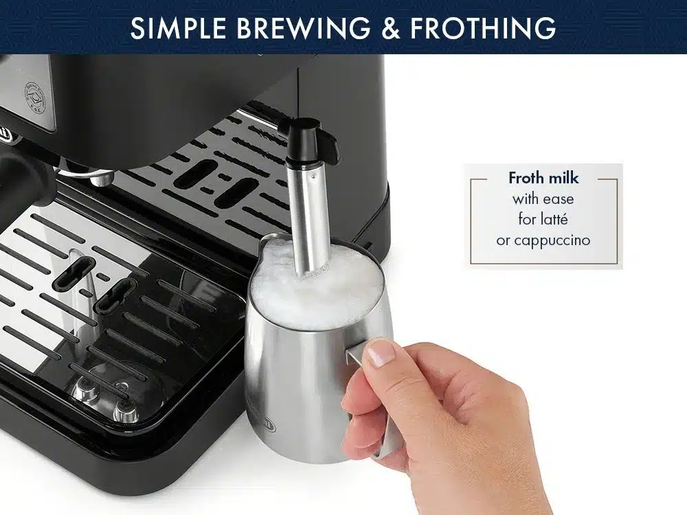 Delonghi Espresso Machine 1100W 15 Bar Stilosa Black - EC260BK