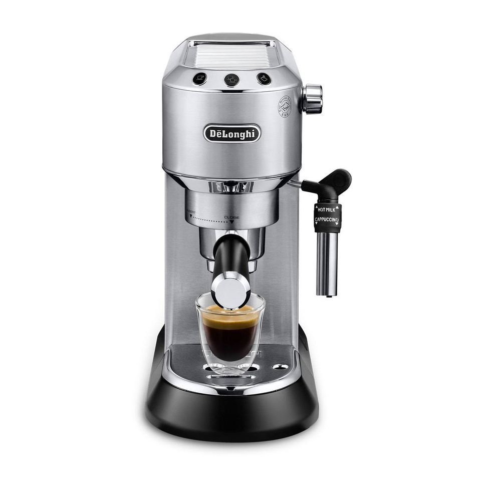Delonghi Coffee Machine 1300W 15 Bar Dedica Style Pump Espresso Silver  - EC 685.M