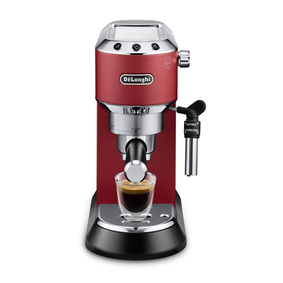 Delonghi Coffee Machine 1300W 15 Bar Dedica Style Pump Espresso Red - EC685.R
