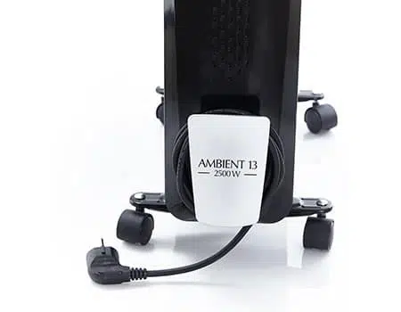 Mienta Oil Heater 2500 W 13 Fins Black - OR37319B
