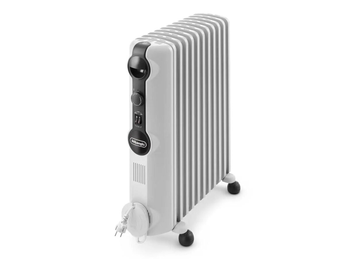 DelonghI Oil Heater 2000 W 11 Fins White - TRRS1120