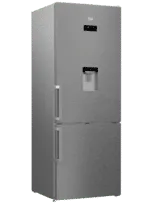 BEKO REFRIGERATOR COMBI 520 Liter Nofrost Digital With Water Dispenser Stainless Steel RCNE520E22DX
