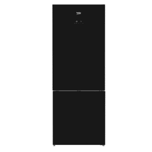 Beko Refrigerator 520 lt net 454 lt Glass Black 2 Door - Nofrost Digital touch (Combi) RCNE520E20ZGB