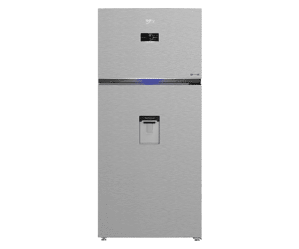 Beko Refrigerator 630 lt Stainless Steel Nofrost Digital touch with Dispenser RDNE650E60XP