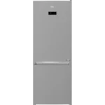 Beko Refrigerator 560 lt net 501 lt 2 Door Glass Black Nofrost Digital touch (Combi) RCNE560E35ZGB