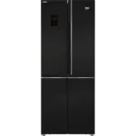 BEKO Refrigerator Side By Side 450 Litre Nofrost 4 Doors Digital Black GNE480E20ZBH