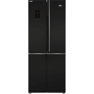 BEKO Refrigerator Side By Side 450 Litre Nofrost 4 Doors Digital Black GNE480E20ZBH