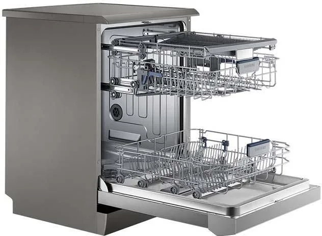 Samsung Freestanding Dishwasher, 14 Place Settings, Stainless Steel - DW60H6050FS