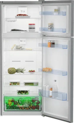 Beko RBeko Refrigerator Nofrost 408 Liter nverter RDNE448M20XBefrigerator 448 lt net 408lt silver 2 Doors Nofrost Inverter Harvest fresh RDNE448M20XB