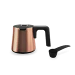 Beko Turkish Coffee Machine Double Pot Black-Gold TKM 8961 B