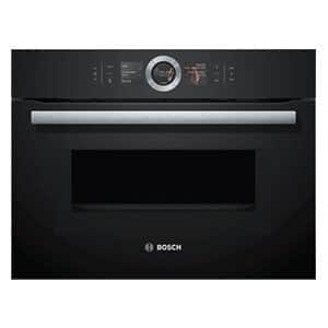 Bosch Compact Oven 60*45 Cm Built In With Microwave Function Black CMG636BB1