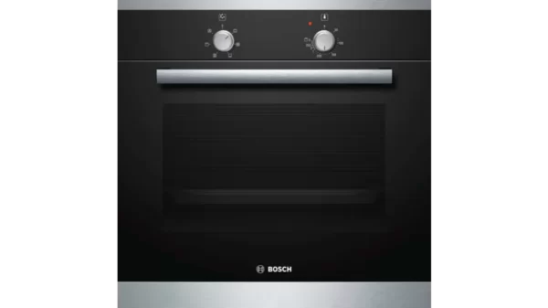 Bosch Electric Oven 60 cm 66 Liter Built-In With Grill and Fan Black HBN301E6T