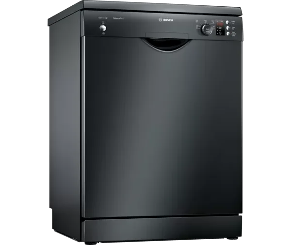 Bosch Dishwasher 12 Place Free-Standing Settings Black - SMS25AB00G