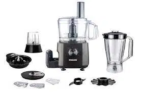 NIKAI Food Processor 1500 Watts 1.8 Liter Silver - NEFP808A