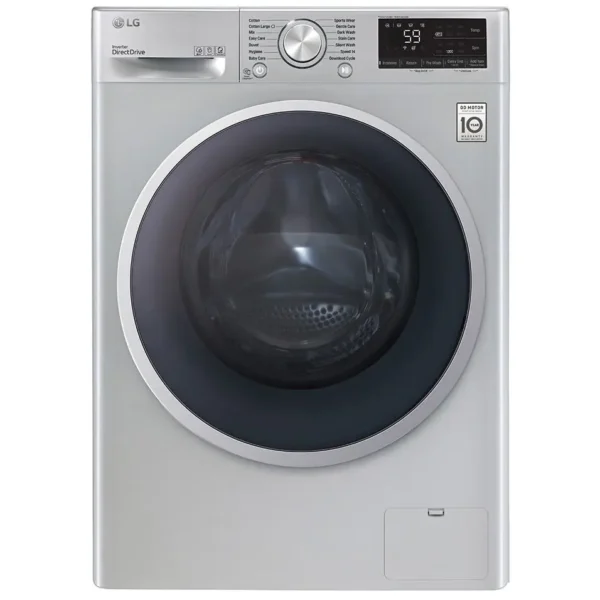 LG Washing Machine 9 KG Vivace Front Load Automatic Silver - F4R5VYGSL