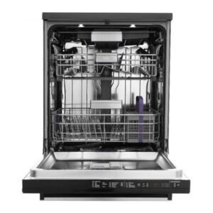 Beko Dishwasher 15 Place 8 Program Settings Freestanding Black DEN48520GB