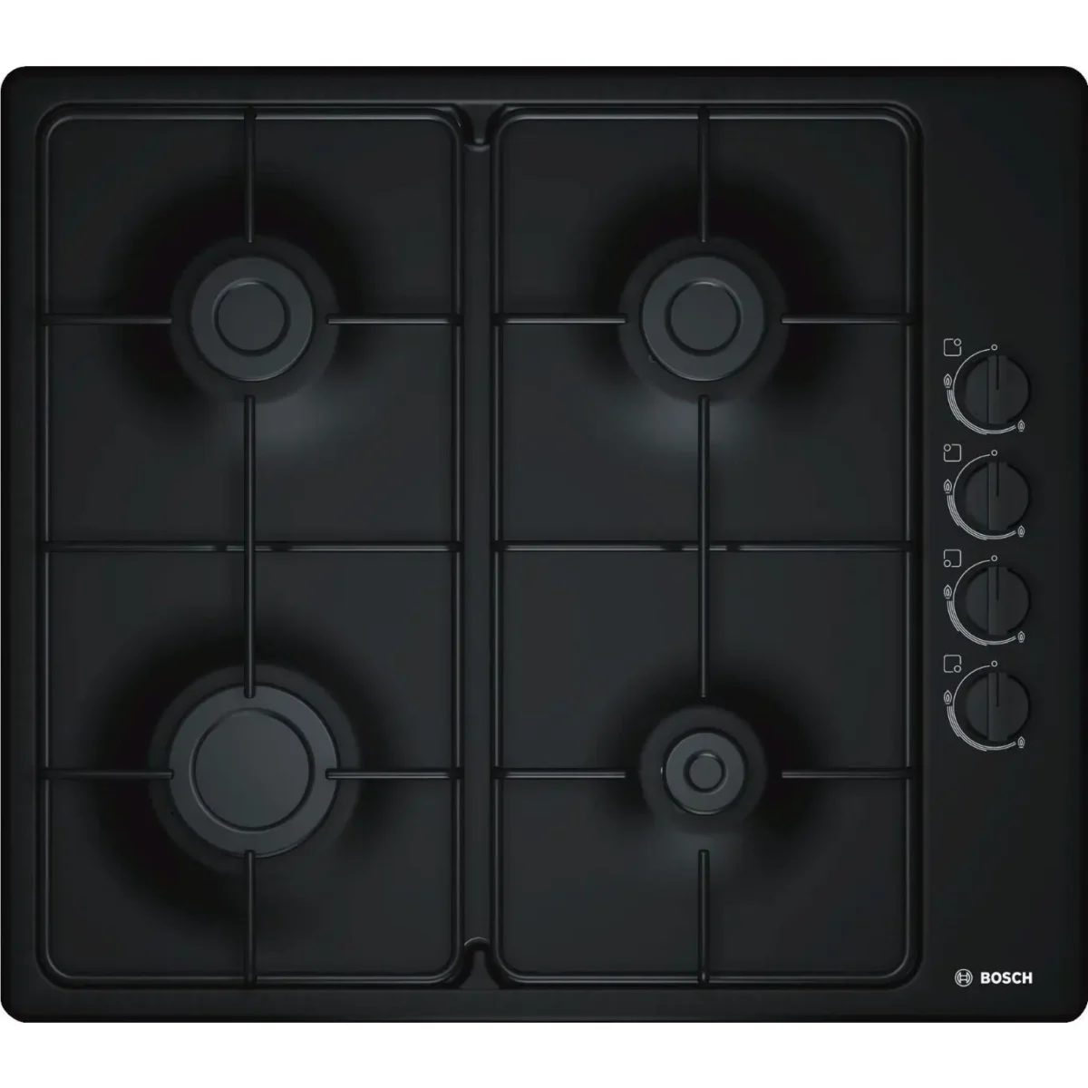 Bosch Gas Hob 4 burners Built-In Black - PBP6C6B80Q