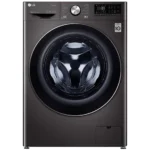 LG Washing Machine 9 KG With Dryer Front Load Automatic Black Steel- F4R5VGG2E