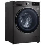 LG Washing Machine 9 KG With Dryer Front Load Automatic Black Steel- F4R5VGG2E