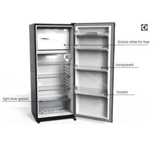 Zanussi Refrigerator 320 Liters Silver - ZRA32103XA