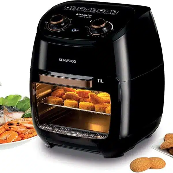 Kenwood HFP90 Multifunction kHealthy Air Fryer Oven, 2000W, 11L Capacity - Rose Gold International warranty