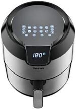 Tefal Digital Air Fryer, 4.2 Liters, 1500 Watt, Black and Silver - EY401D27, Best price in Egypt