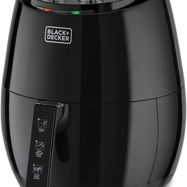 Get Black&Decker AF350-B5 Airfryer, 4.5 liter, Rapid Air Convection Manual  Aerofry - Black with best offers