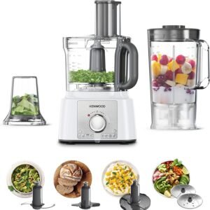 Kenwood Blender with Grinder and Mill, 800 Watt, Silver - BLP44.270SS, Best price in Egypt