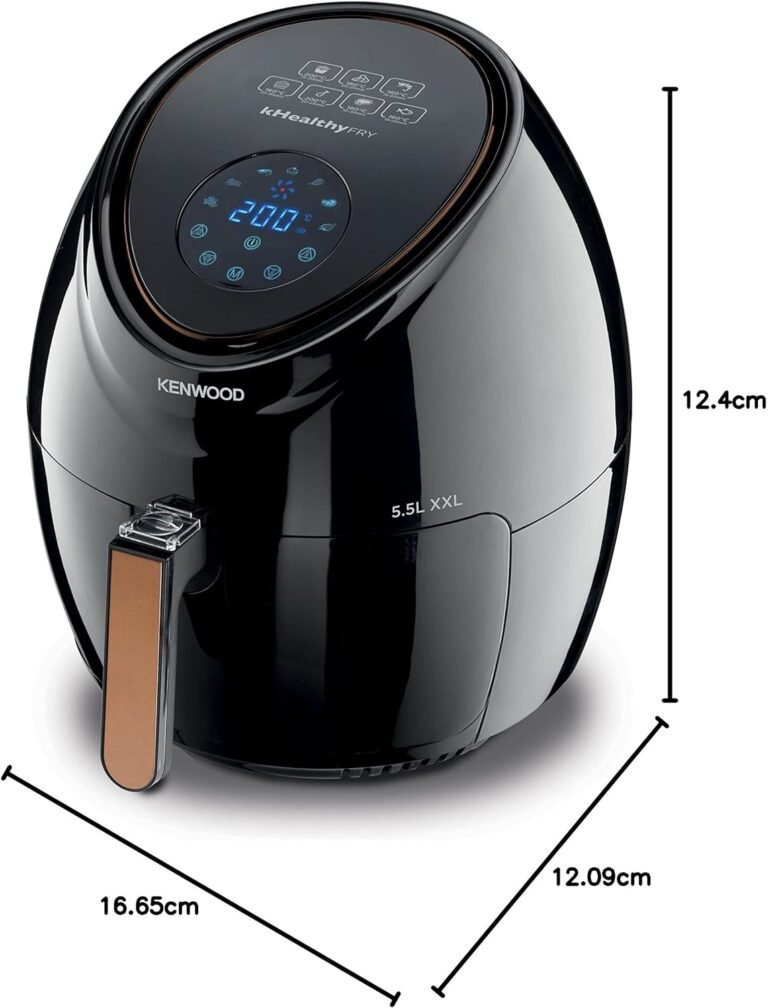 Kenwood Air Fryer 1800 Watts 5.5 Litre Black - HFP50.BK “International ...