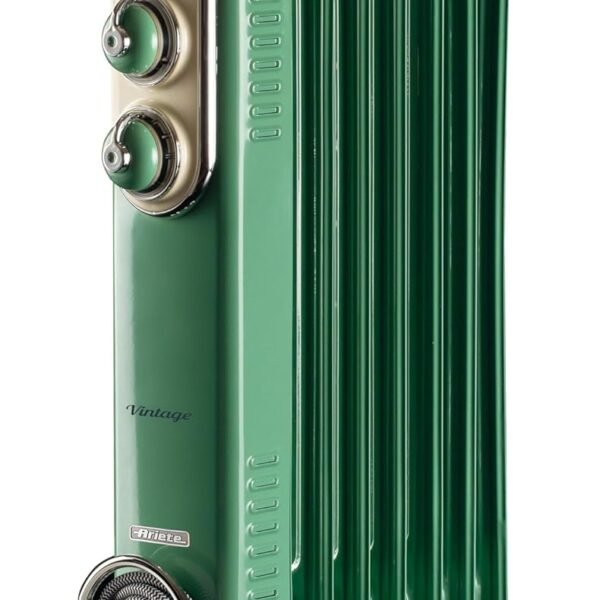 اريتي 839، دفاية كهرباء، 11 عنصر تدفئة، 3 مستويات طاقة، مقبض سهل الحمل، 2500 وات بحد أقصى، أخضر "ضمان دولي" (Copy) (Copy)